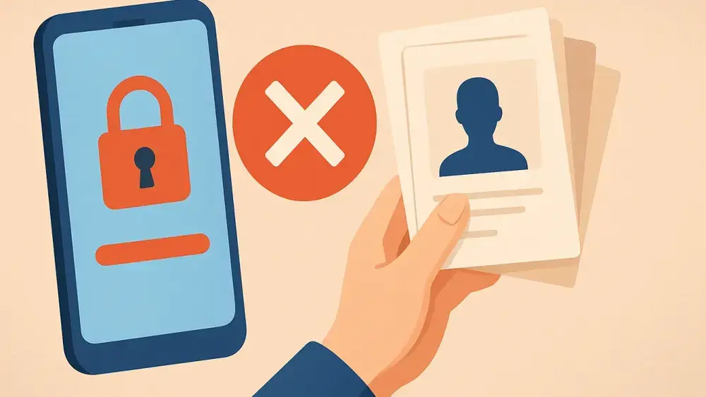 Conta bloqueada no banco digital: quais documentos separar