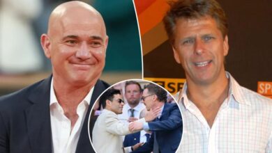 Andre Agassi snaps at commentator over celebrity Wimbledon questions