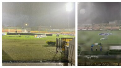 Partido Atlético Bucaramanga vs. Boyacá Chicó, suspendido por torrencial aguacero y tormenta eléctrica