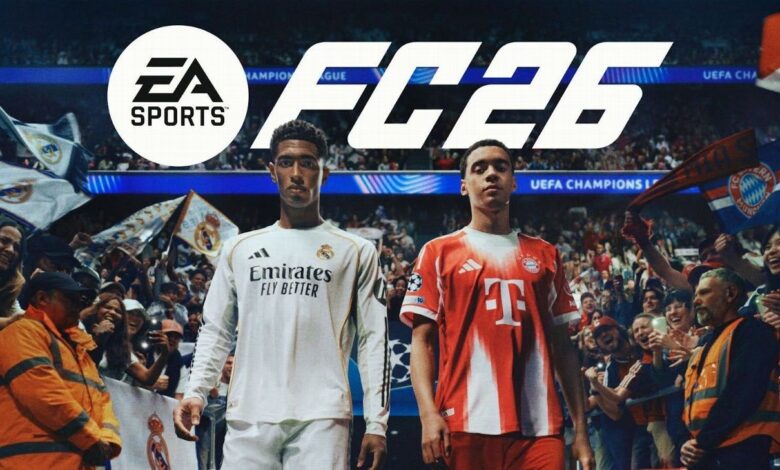 Jude Bellingham, Jamal Musiala join forces on EA FC 26 cover