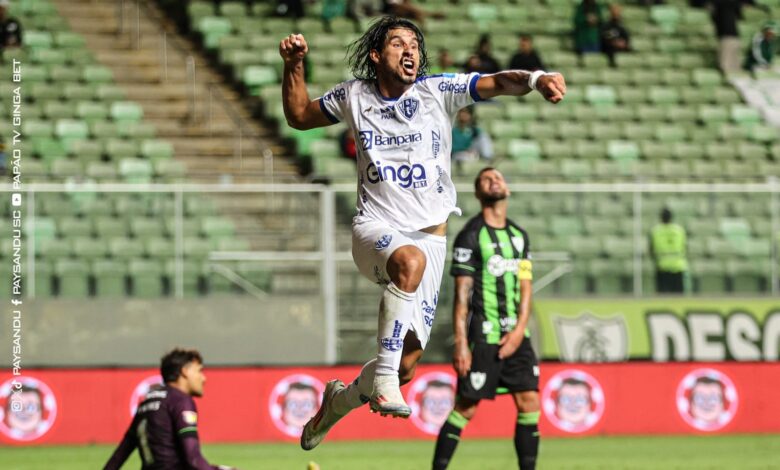 Benítez lamenta seca de gols no Paysandu: “É frustrante para um atacante não marcar”