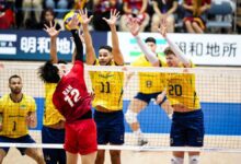 Bloqueio do Brasil sobre o Japão pela VNL masculina 2025