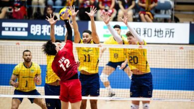 Bloqueio do Brasil sobre o Japão pela VNL masculina 2025