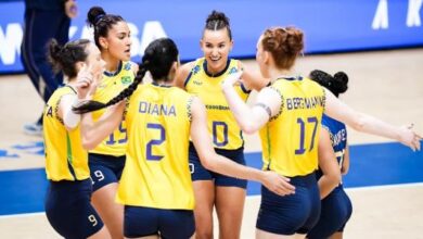 Seleção brasileira feminina de vôlei venceu a Polônia pela VNL