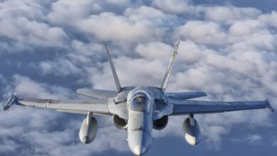 Los EF-18 del Ejército del Aire español iniciaron oficialmente su despliegue en Islandia para vigilar el Atlántico Norte