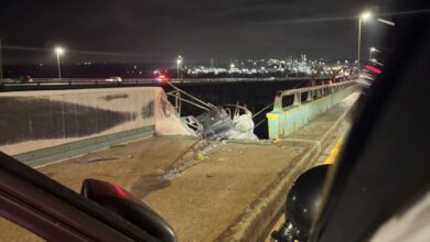 Tractor trailer cab falls off Delaware Memorial Bridge into river – NBC10 Philadelphia