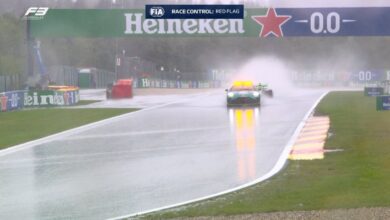 Chuva provoca cancelamento da corrida principal da F3 na Bélgica
