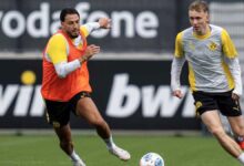 Borussia Dortmund na pré-temporada (Foto: Reprodução, X, Borussia)
