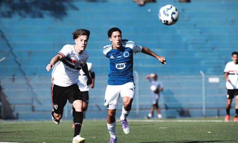 Cruzeiro perde para São Paulo em jogo com 4 expulsões no Sub-20