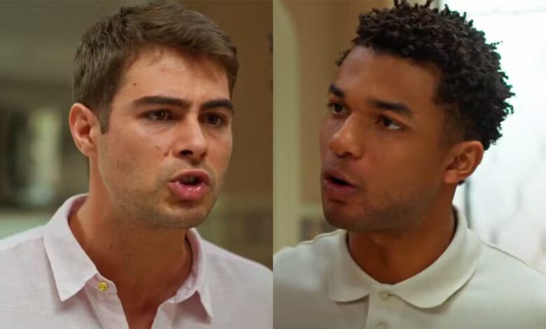 Davi confronta Samuel sobre Leo em Dona de Mim