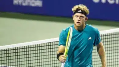 Alejandro Davidovich Fokina at the ATP Washington 2025. Photo: Getty