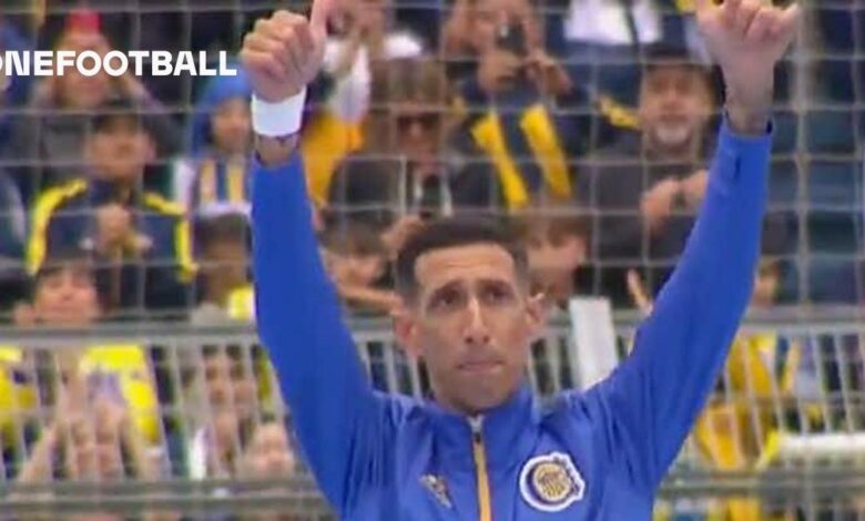 (VIDEO) EMOTIVO: Las lágrimas de Di María en el calentamiento previo a su estreno en Rosario Central