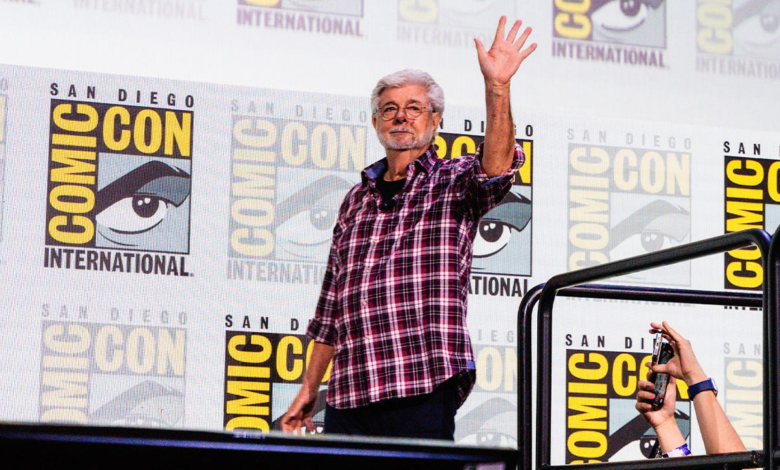 George Lucas Makes His First Appearance at SDCC, Reveals Star Wars and Marvel Items Headed to His Museum