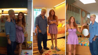 Giovanna Ewbank e Bruno Gagliasso mostra os novos quartos dos três filhos: 'Estamos muito felizes'