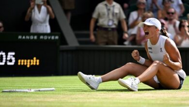 Wimbledon final highlights: Iga Świątek beats American Amanda Anisimova in dominant fashion