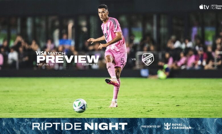 MATCH PREVIEW: Inter Miami CF Hosts FC Cincinnati This Saturday