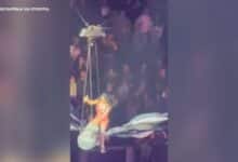 Caught on camera: Katy Perry experiences frightening midair mishap during Lifetimes Tour concert at San Francisco's Chase Center