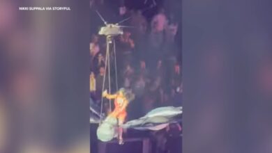 Caught on camera: Katy Perry experiences frightening midair mishap during Lifetimes Tour concert at San Francisco's Chase Center