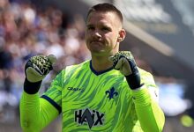 Lilien-Torwart Marcel Schuhen