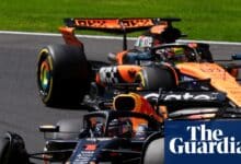 Max Verstappen wins Belgian sprint in first race since Horner’s Red Bull exit