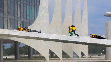 Bolsonaristas depredaram a praça dos Três Poderes durante os atos golpistas de 8 de janeiro (8/1) em Brasília