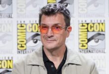 Nathan Fillion onstage at Funko: Welcome to the Funderdome San Diego Comic Con Panel on July 24, 2025 in San Diego