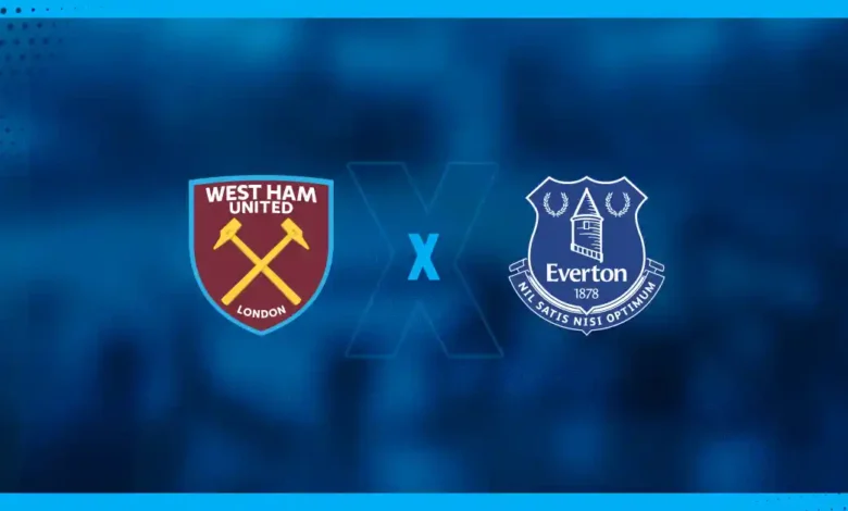 Escudos de West Ham x Everton