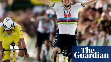 Tour de France: Pogacar takes 100th win in thrilling stage four finish but denied yellow jersey