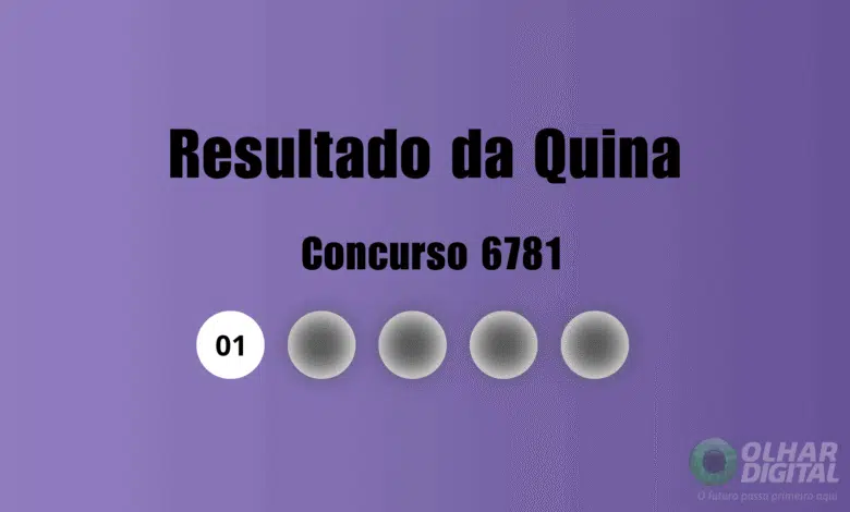 Quina 6781: veja resultado de hoje, quarta-feira (23)