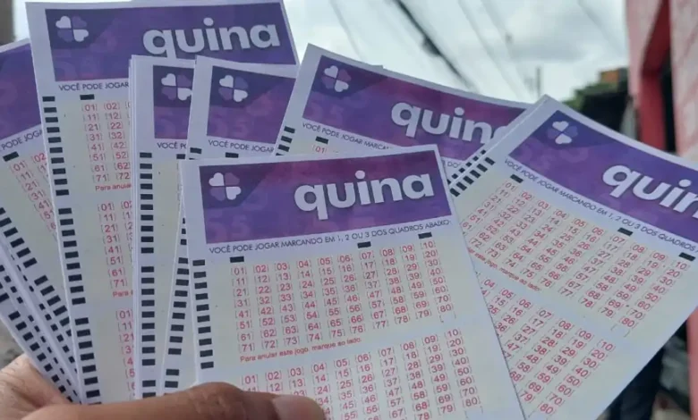 Quina: veja resultado do concurso 6783, que pode pagar R$ 3,6 milhões