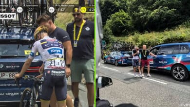 Huilende Remco Evenepoel staakt zijn vrije val en geeft op in de Ronde van Frankrijk