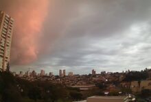São Carlos registra chuva e ventos fortes na manhã desta segunda-feira (28)
