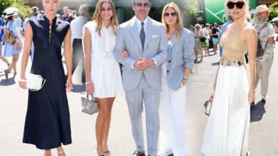 Sienna Miller, Patrick Dempsey and Kate Moss's daughter Lila lead A-list stars arriving for epic Wimbledon men's final