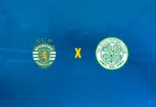Escudos de Sporting x Celtic se enfrentam nos jogos amistosos de clubes.