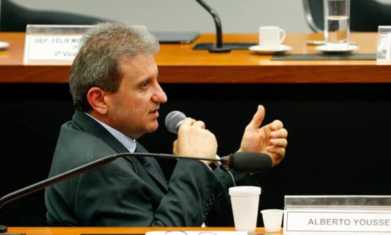 O doleiro Alberto Youssef, na CPI da Petrobras