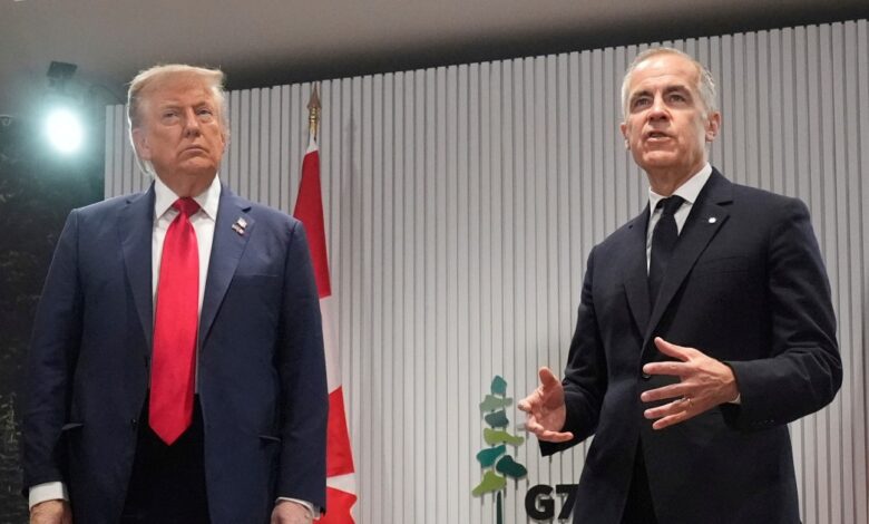 Trump says he will hit Canadian imports with a 35% tariff in major escalation of trade war