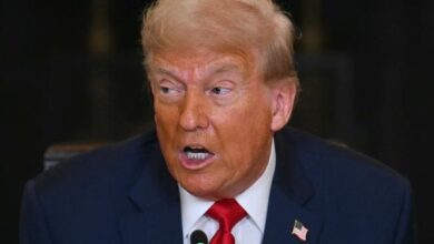 O presidente dos EUA, Donald Trump, na Casa Branca, em Washington