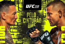 UFC 318: horários de Holloway x Poirier e Borrachinha e onde assistir ao vivo
