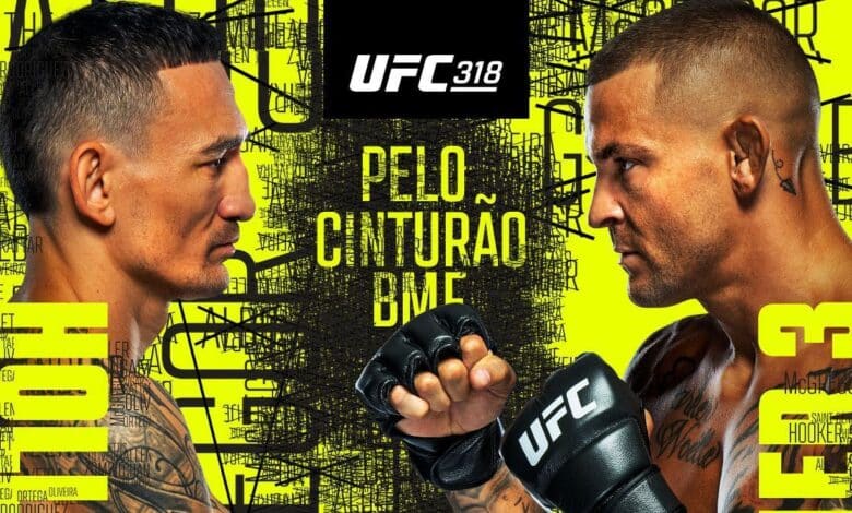 UFC 318: horários de Holloway x Poirier e Borrachinha e onde assistir ao vivo