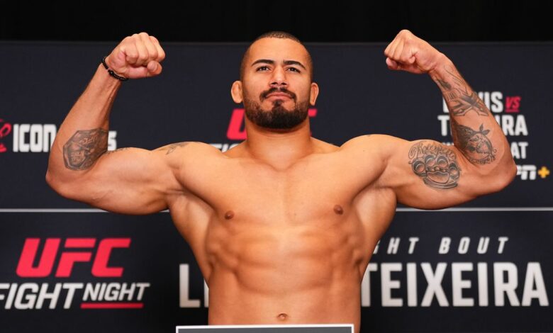 ‘I’m never going back to 205’: Vitor Petrino celebrates heavyweight debut at UFC Nashville