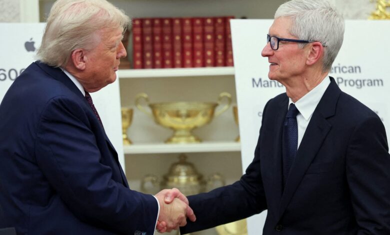Apple has best week since July 2020 after Tim Cook's White House visit