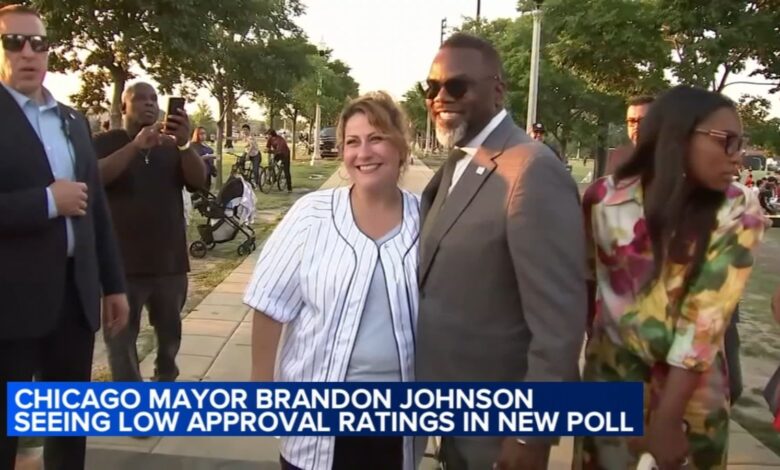 Chicago Mayor Brandon Johnson sees low approval ratings in poll by University of Chicago Mansueto Institute for Urban Innovation