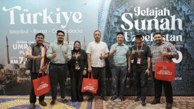 Ikhlas Com Travel apresenta pacotes exclusivos Umrah Plus na AATF 2025, oferecendo viagens acessíveis com pensão completa para a Turquia e o Uzbequistão