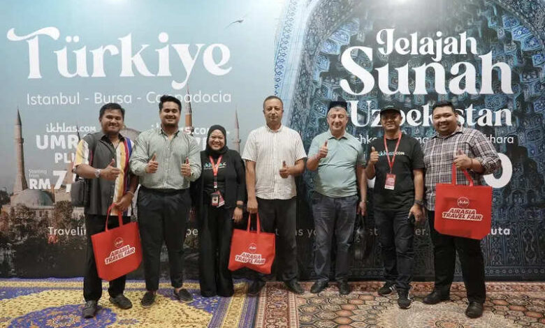 Ikhlas Com Travel apresenta pacotes exclusivos Umrah Plus na AATF 2025, oferecendo viagens acessíveis com pensão completa para a Turquia e o Uzbequistão