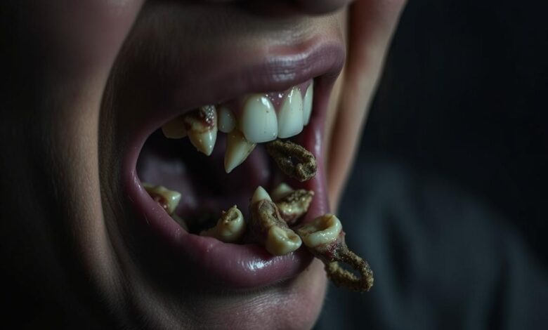 sonhar com dentes podres caindo