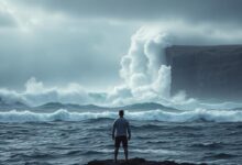 sonhar com ondas gigantes