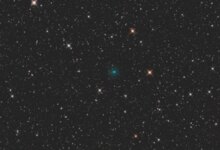 Novas imagens do cometa 3I/ATLAS, capturadas em 7 de setembro  -  (crédito: Reprodução/Michael Jäger e Gerald Rhemann )