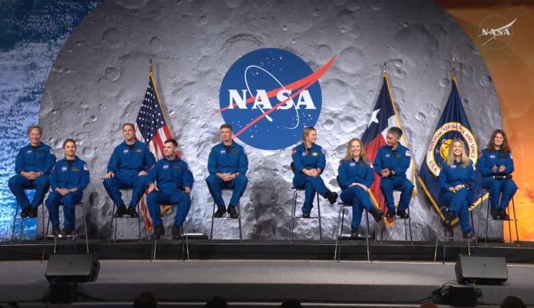 NASA selects 10 new astronauts as it chases bold plans for the moon and Mars