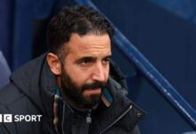 Manchester United manager Ruben Amorim