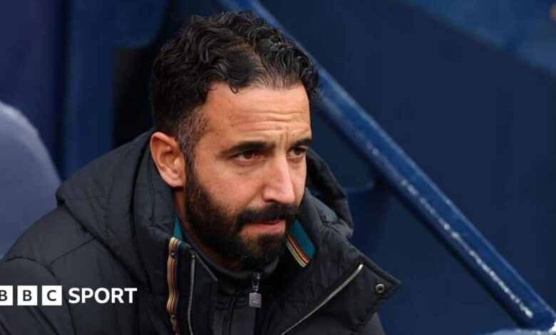 Manchester United manager Ruben Amorim